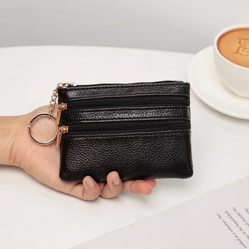 Double Zip Coin Wallet