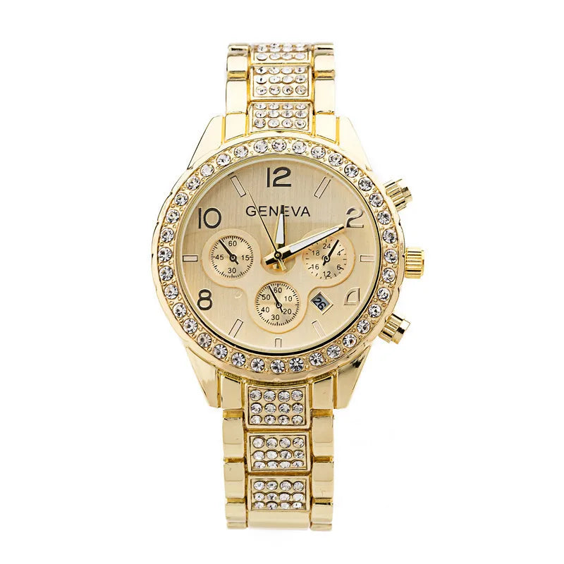 Geneva Fashion Rhinestone Watch