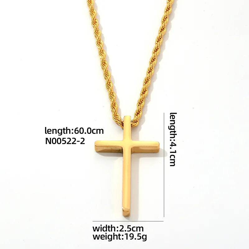 Stainless Steel Cross Necklace