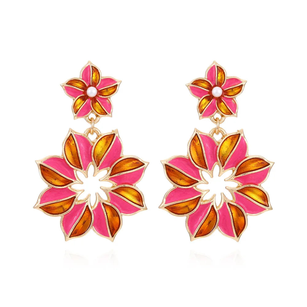 Aysha Hibiscus Earrings