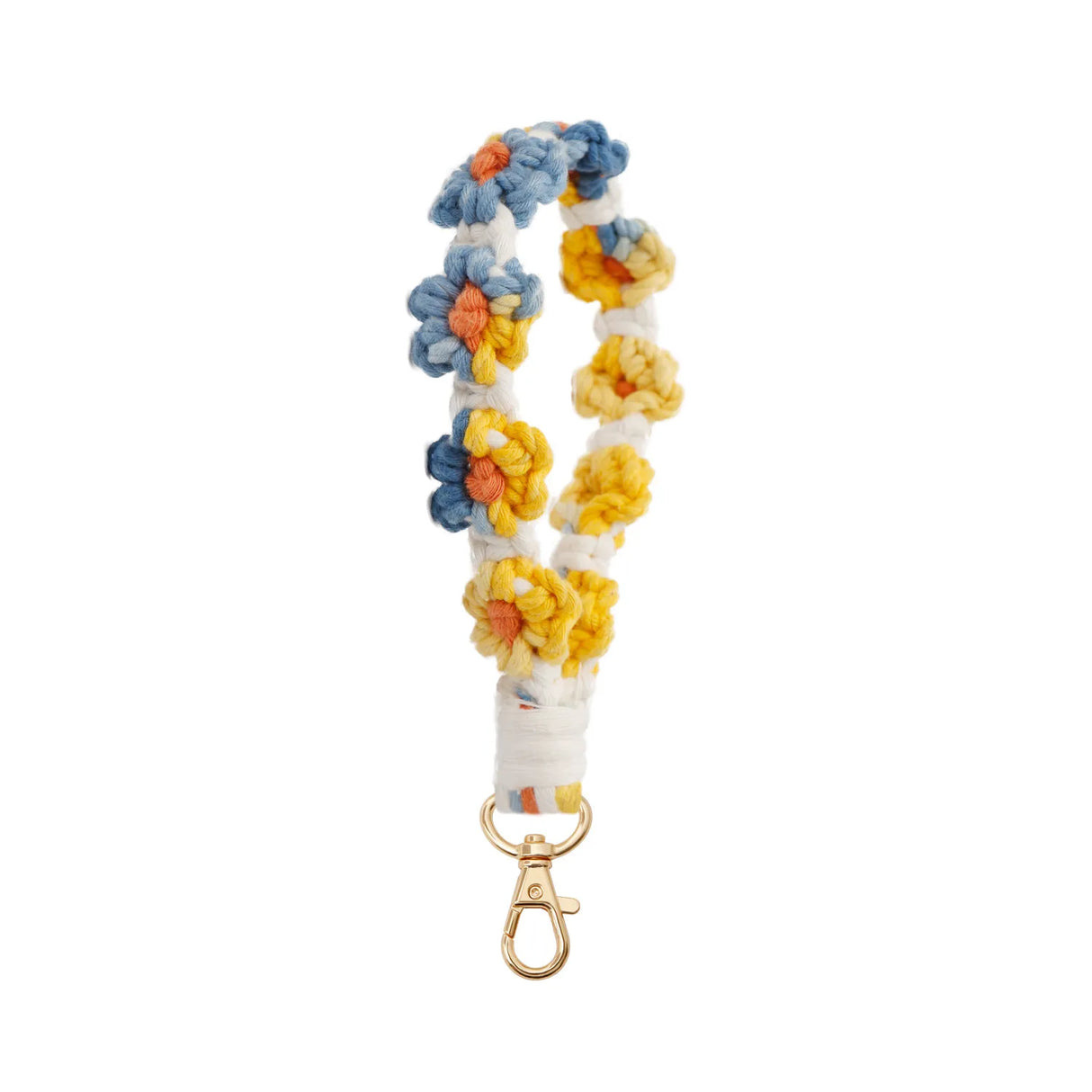 Handcrafted Daisy Mobile Phone Lanyard