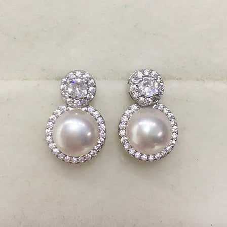 Dainty Pearl Earrings