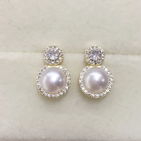 Dainty Pearl Earrings