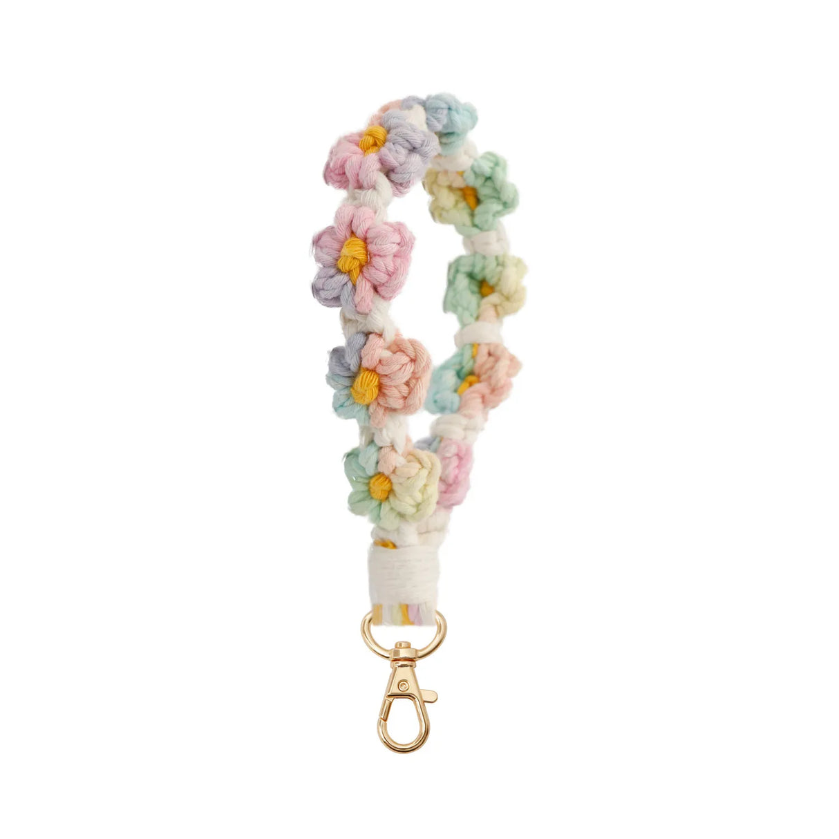 Handcrafted Daisy Mobile Phone Lanyard