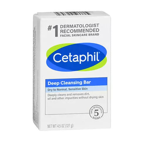Cetaphil Gentle Cleansing Bar, 4.5 Oz Value Pack & Single