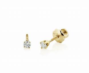 Gold Cz Studs