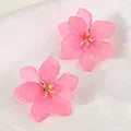 Lila Flower Earrings