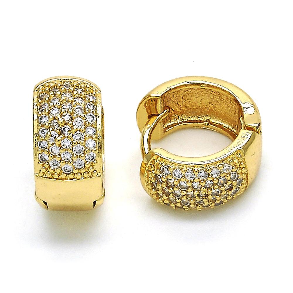 Farrah B Opal Huggie Hoops main image 1