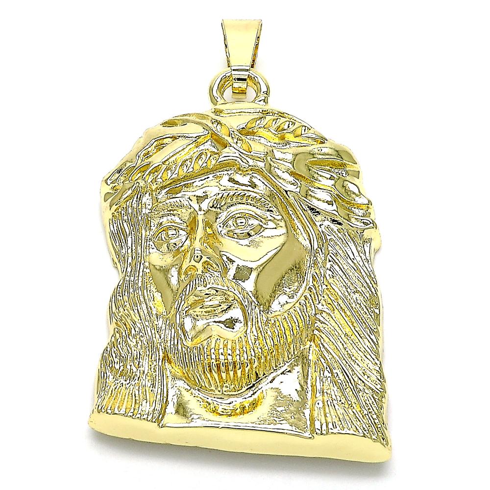 Gold Plated Jesus Pendant