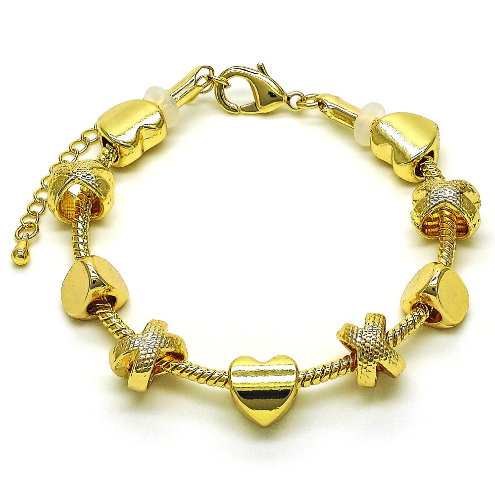 Gold Charmed Bracelet