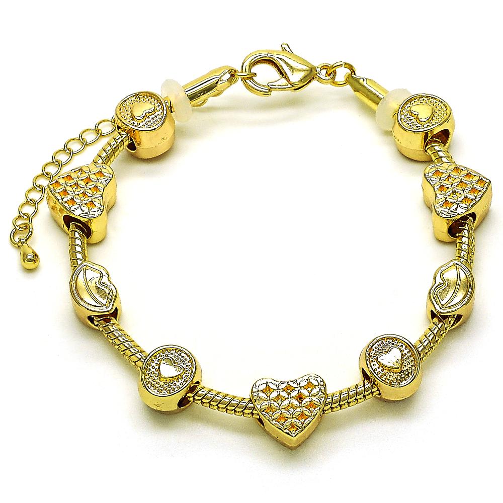 Gold Charmed Bracelet