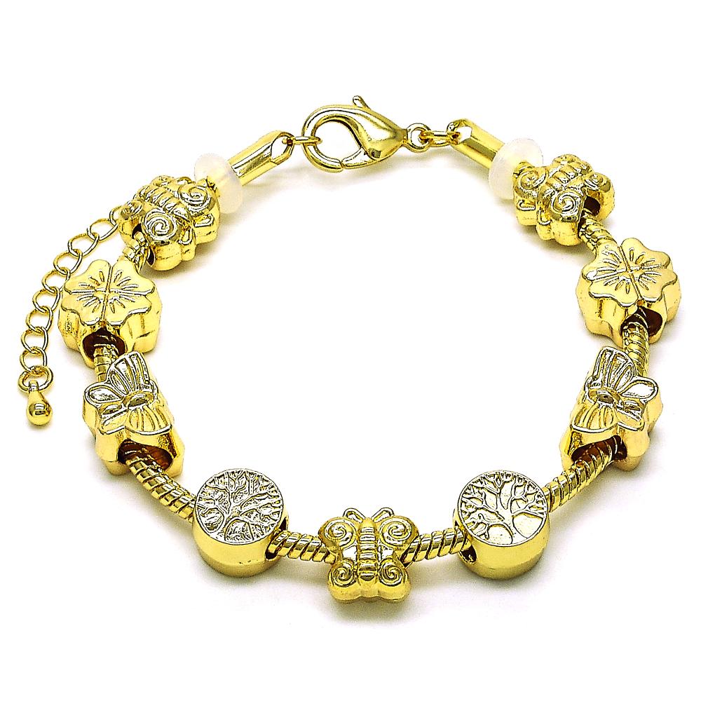 Gold Charmed Bracelet