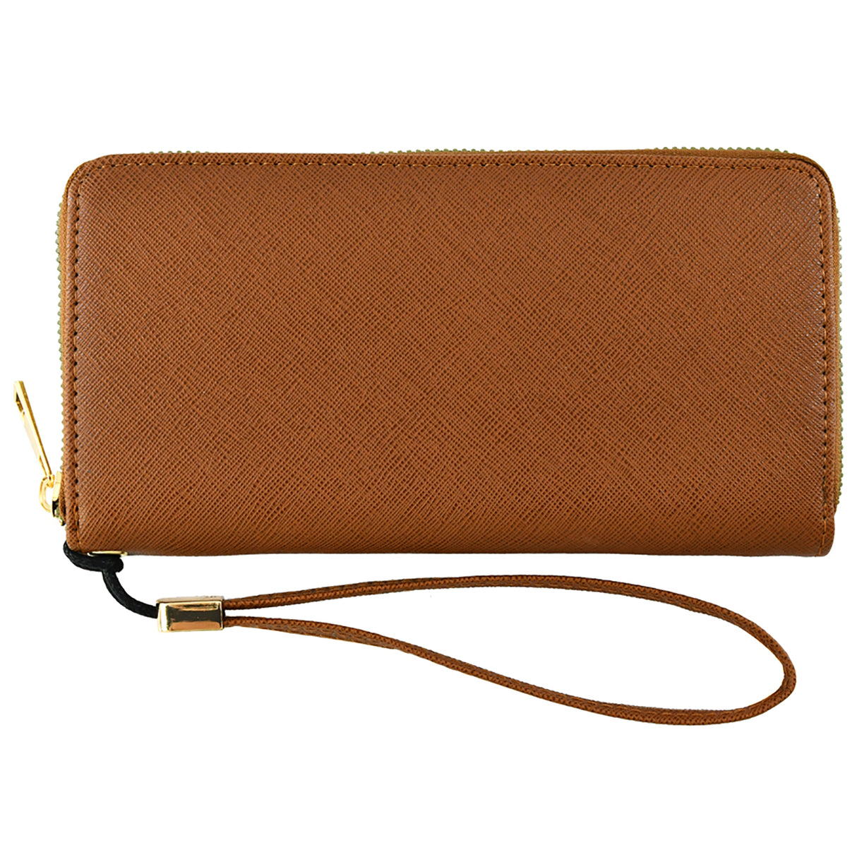 Saffiano Zip Around Wallet Wristlet