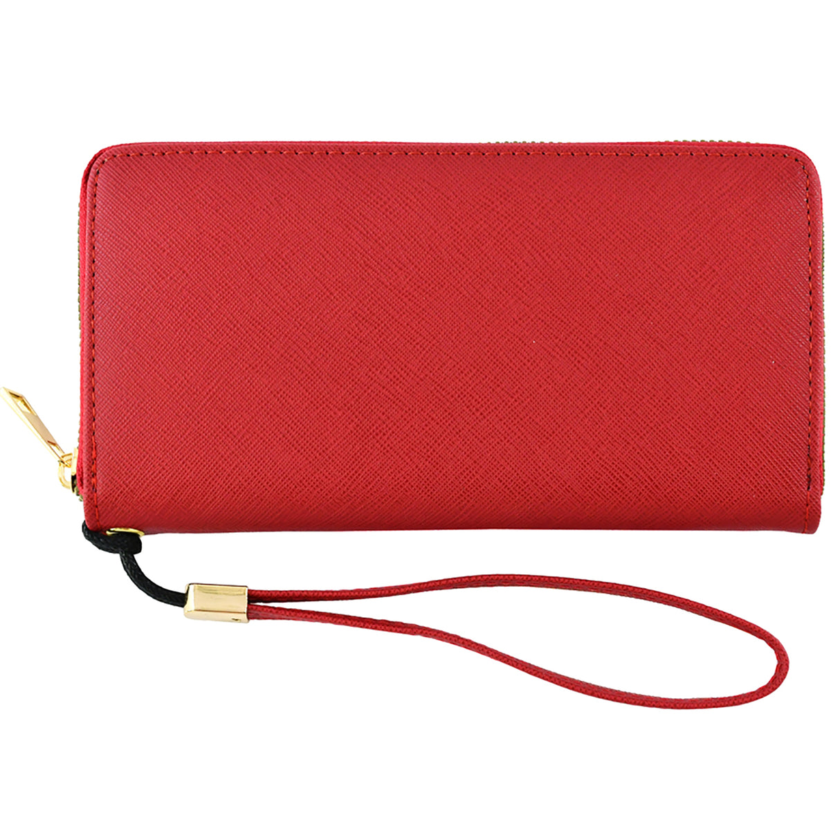 Saffiano Zip Around Wallet Wristlet