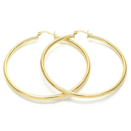 Oro Gold Plated Fashion Hoop