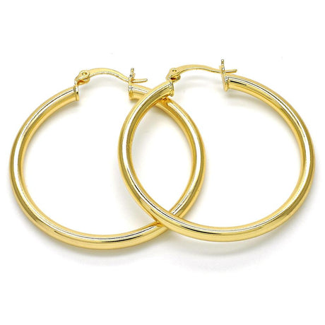 Oro Gold Plated Fashion Hoop