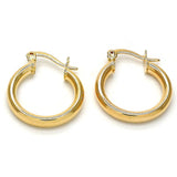 Oro Gold Plated Fashion Hoop