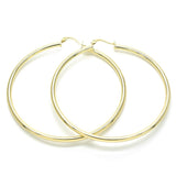 Oro Gold Plated Fashion Hoop