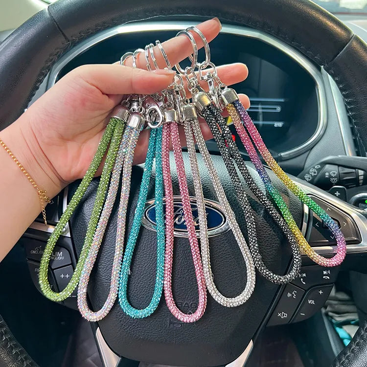 Rhinestone Keychain Strap