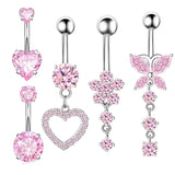 Fashion Stainless Steel Navel Rings