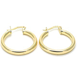 Oro Gold Plated Fashion Hoop