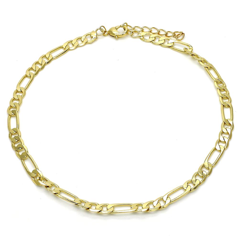 Gold Layered Berlin Gold Plated Anklet Design