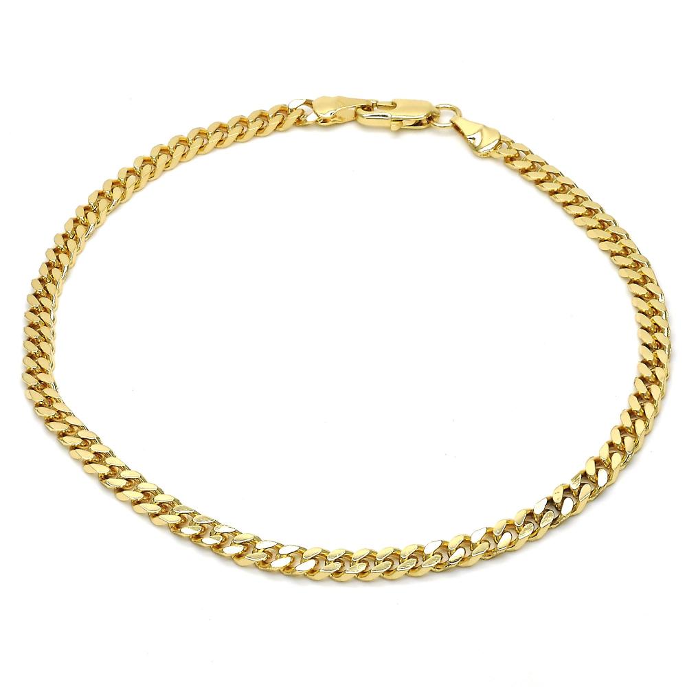 Cuban Link 2.2 Gold Plated Anklet