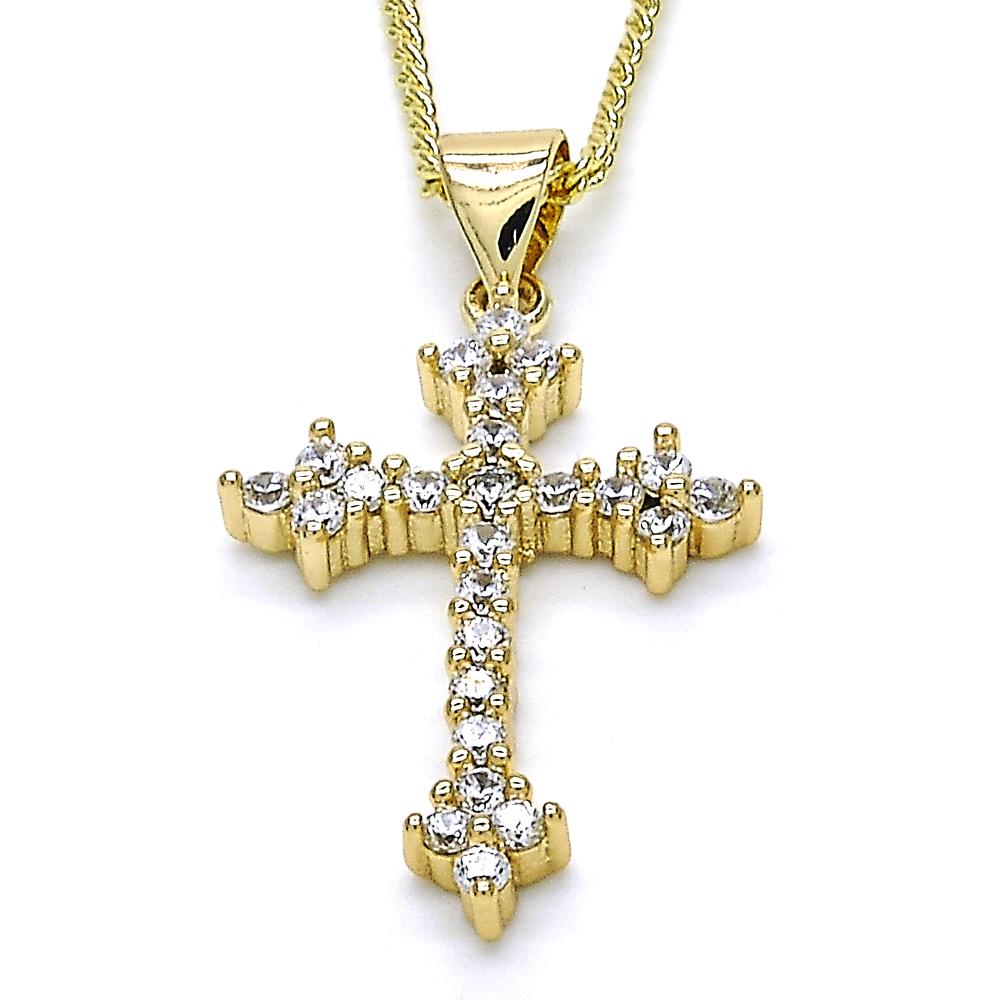 Ruth Gold Cross Necklace