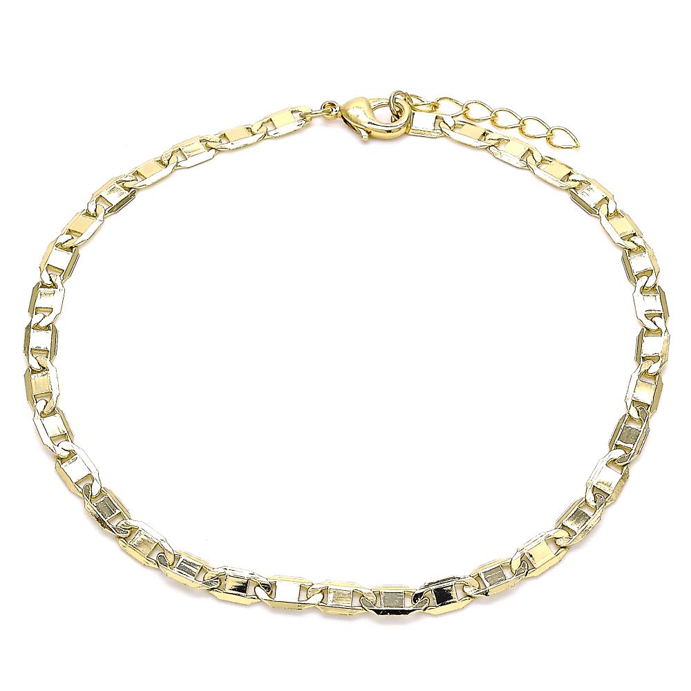 Gold Layered Ashley Anklet
