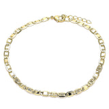 Gold Layered Ashley Anklet