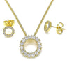 Abigail Gold Plated Necklace Set