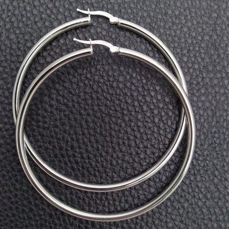 Claire 925 Silver Hoop Earrings