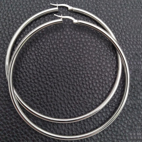 Claire 925 Silver Hoop Earrings