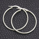 Claire 925 Silver Hoop Earrings