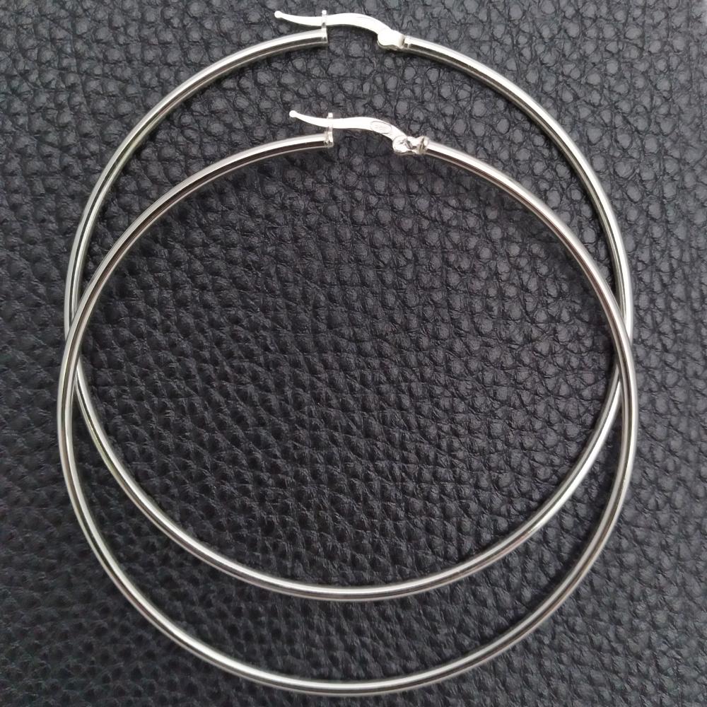 Claire 925 Silver Hoop Earrings