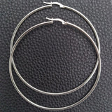 Claire 925 Silver Hoop Earrings