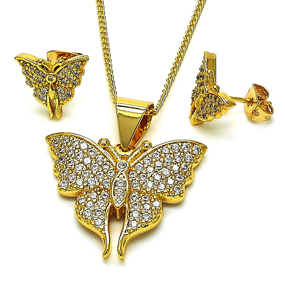 Ada Butterfly Necklace Set