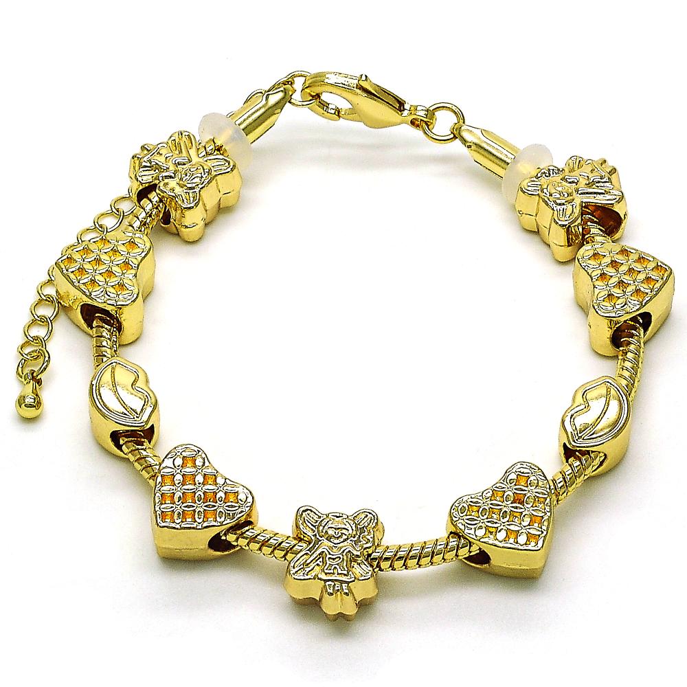 Amanda Gold Filled Charm Bracelet