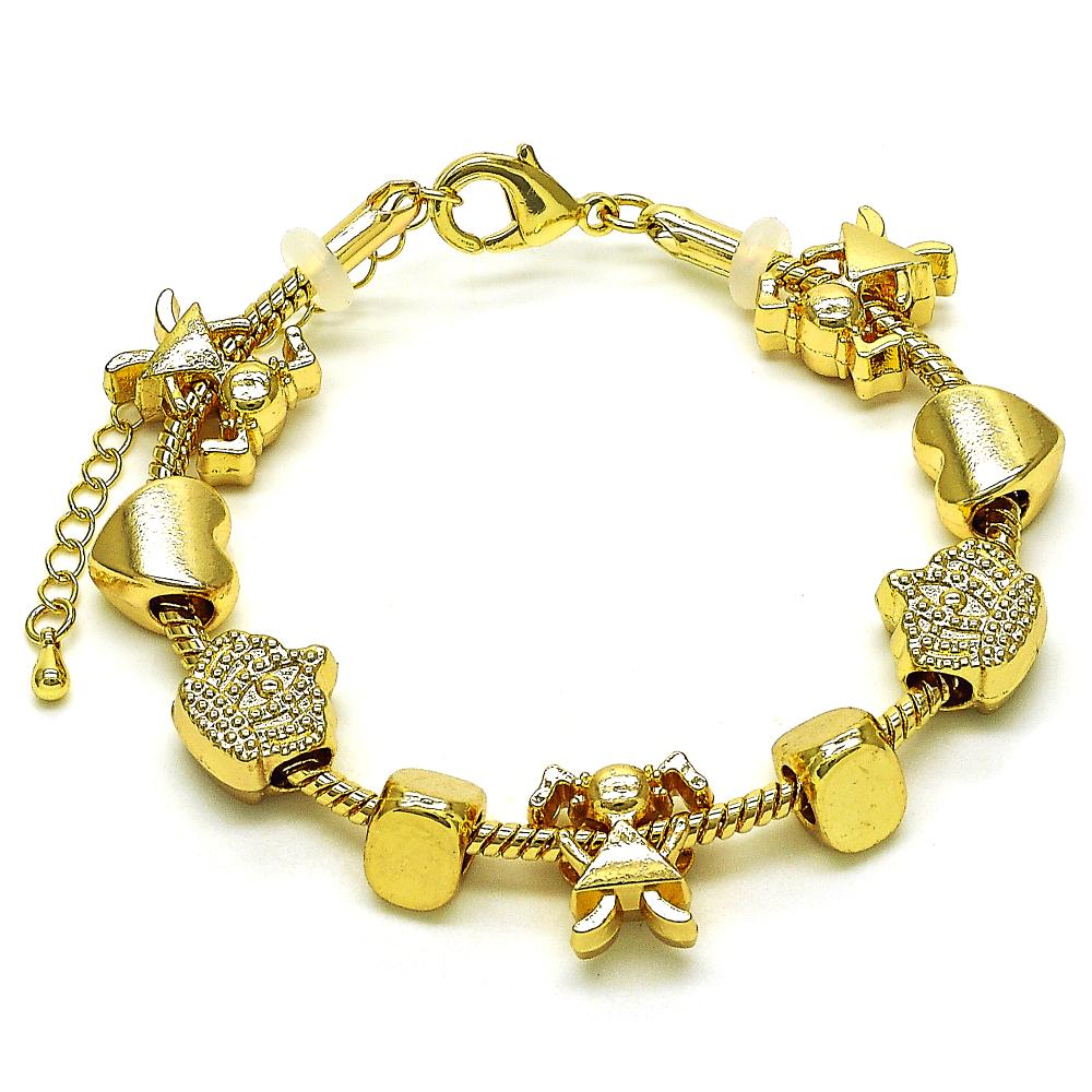 Amanda Gold Filled Charm Bracelet