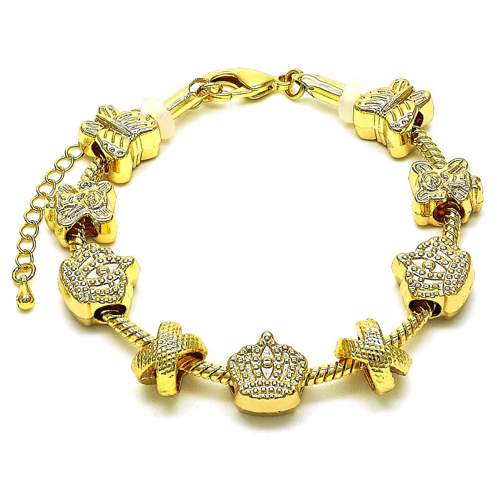 Amanda Gold Filled Charm Bracelet