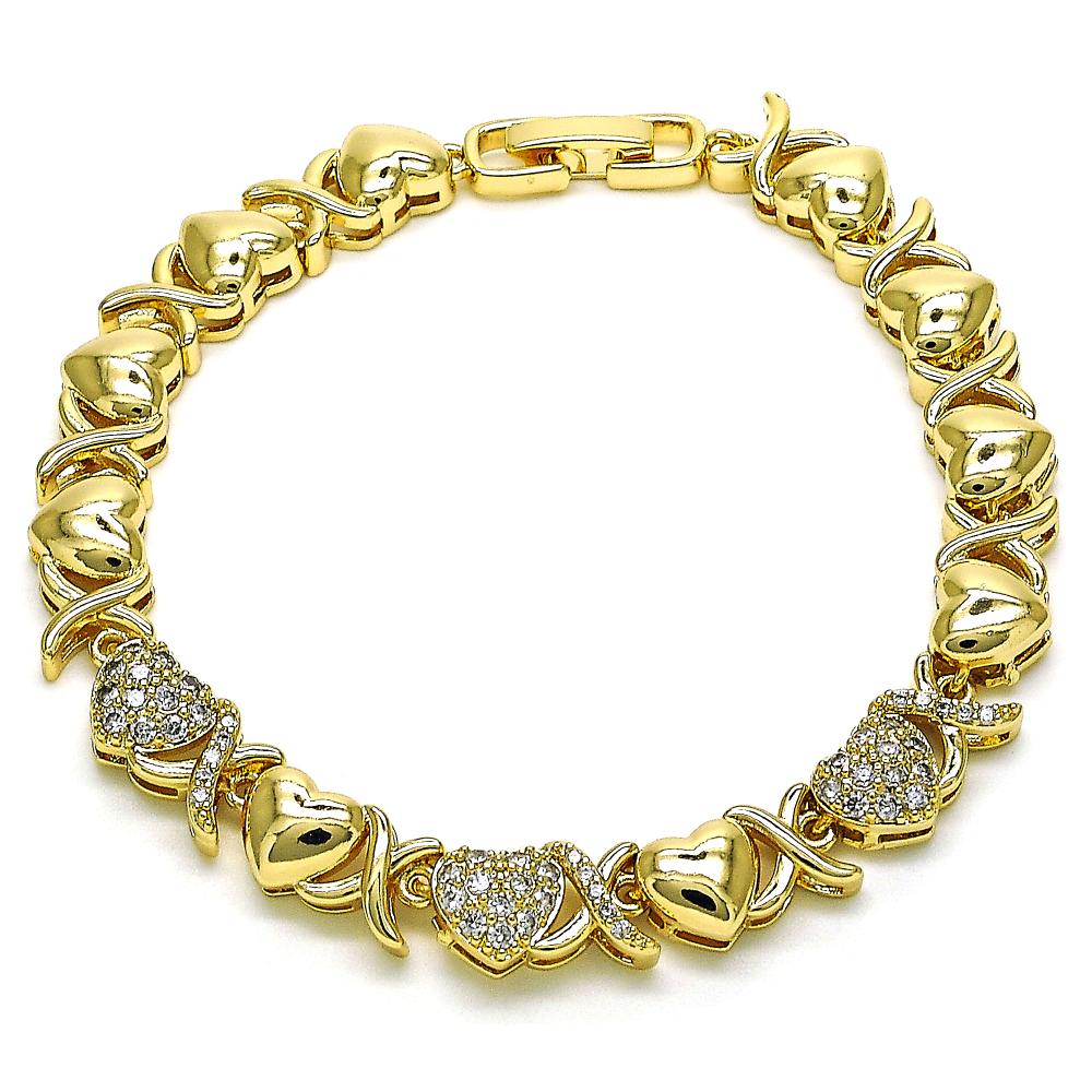 Diya Heart Gold Filled Bracelet