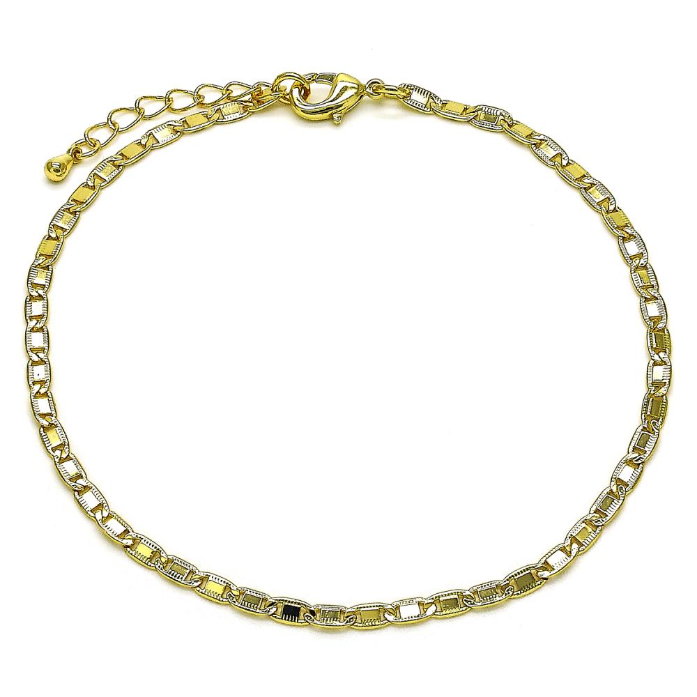 Petra Gold Plated Anklet