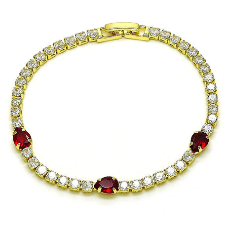 Rubi Rhinestone Gold Plated Bracelet