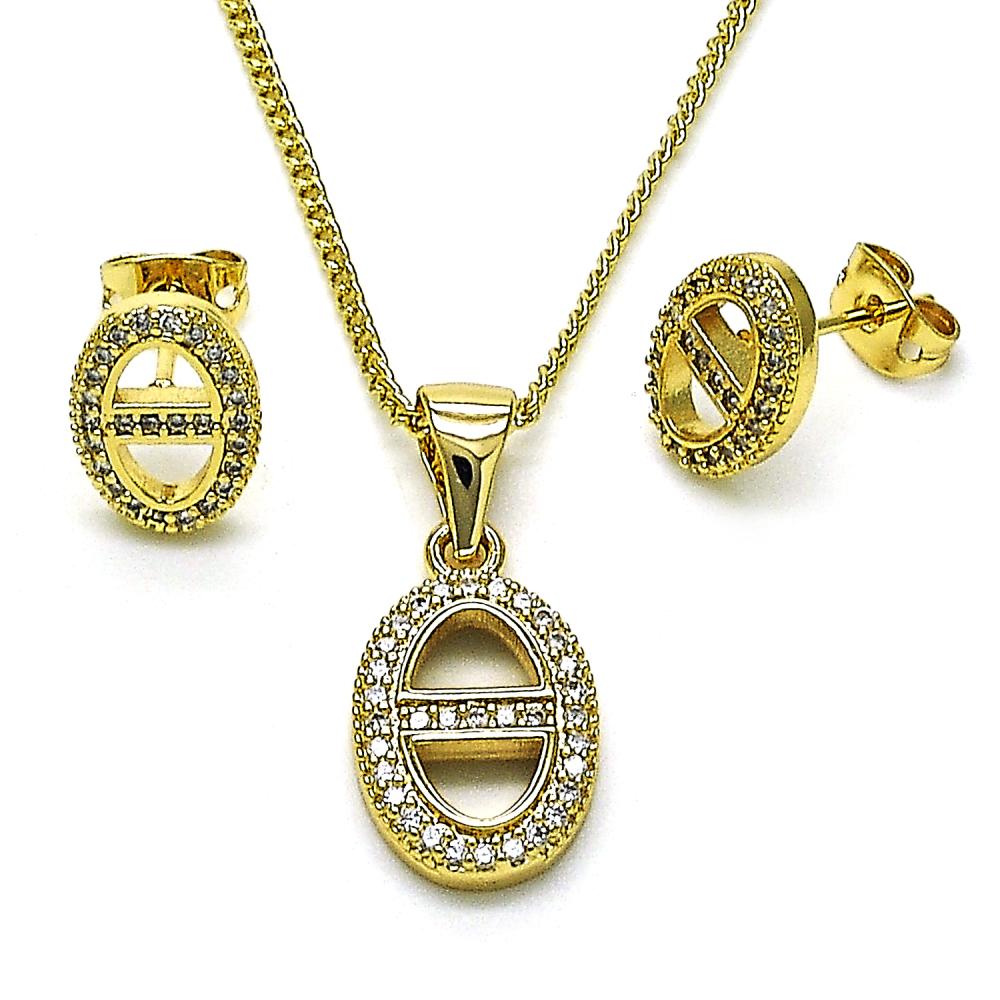 Charlotte Gold Plated Necklace Set