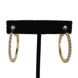 Mini Valla Rhinestone Hoops