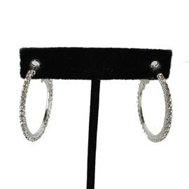 Mini Valla Rhinestone Hoops