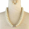 Lena Pearl With Rhinestone Set