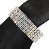 Maeve 5 Row Rhinestone Bracelet