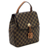 Jenie Monogram Flap Backpack
