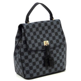 Jenie Monogram Flap Backpack